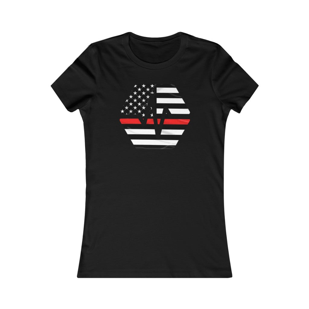 PulseChain Thin Red Line Women's Tee