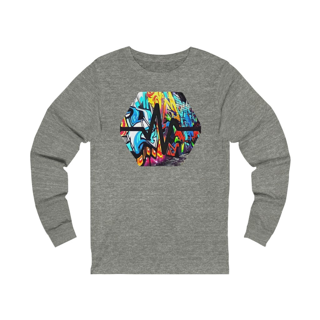 PulseChain Graffiti #5 Unisex Jersey Long Sleeve Tee
