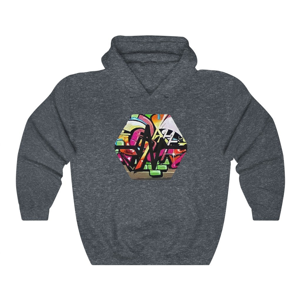 PulseChain Graffiti #4 Unisex Heavy Blend Hooded Sweatshirt