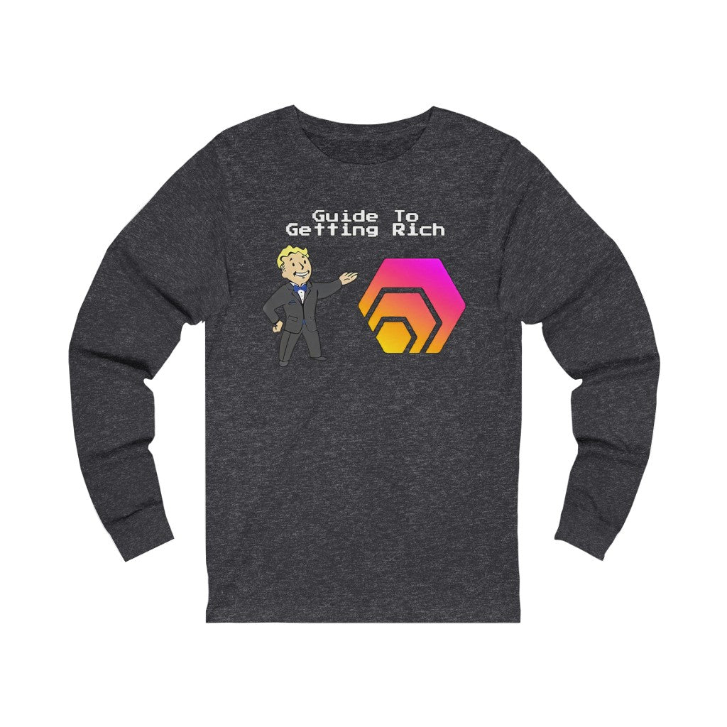 Guide to Getting Rich HEX Unisex Jersey Long Sleeve Tee