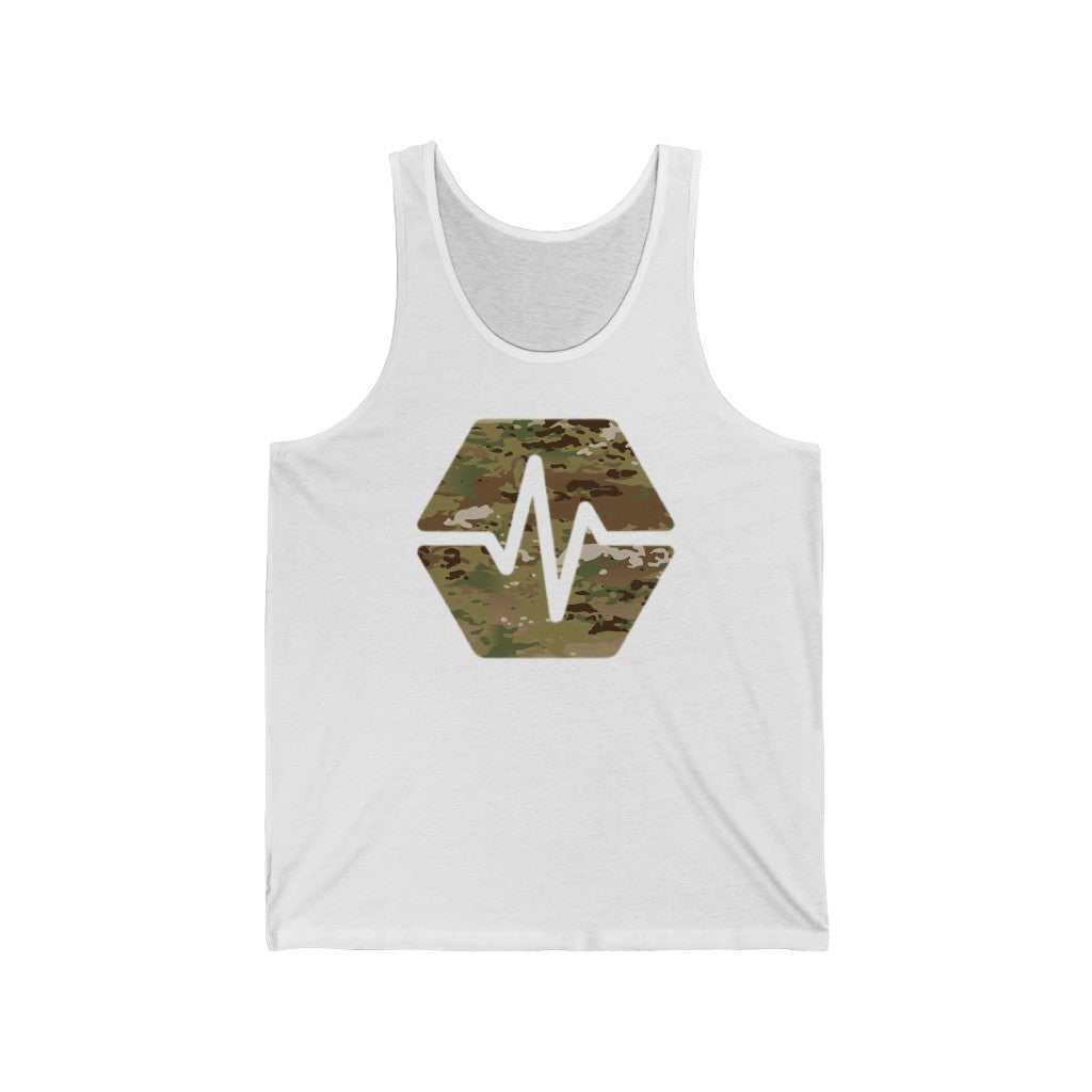 PulseChain Army Camouflage Unisex Jersey Tank