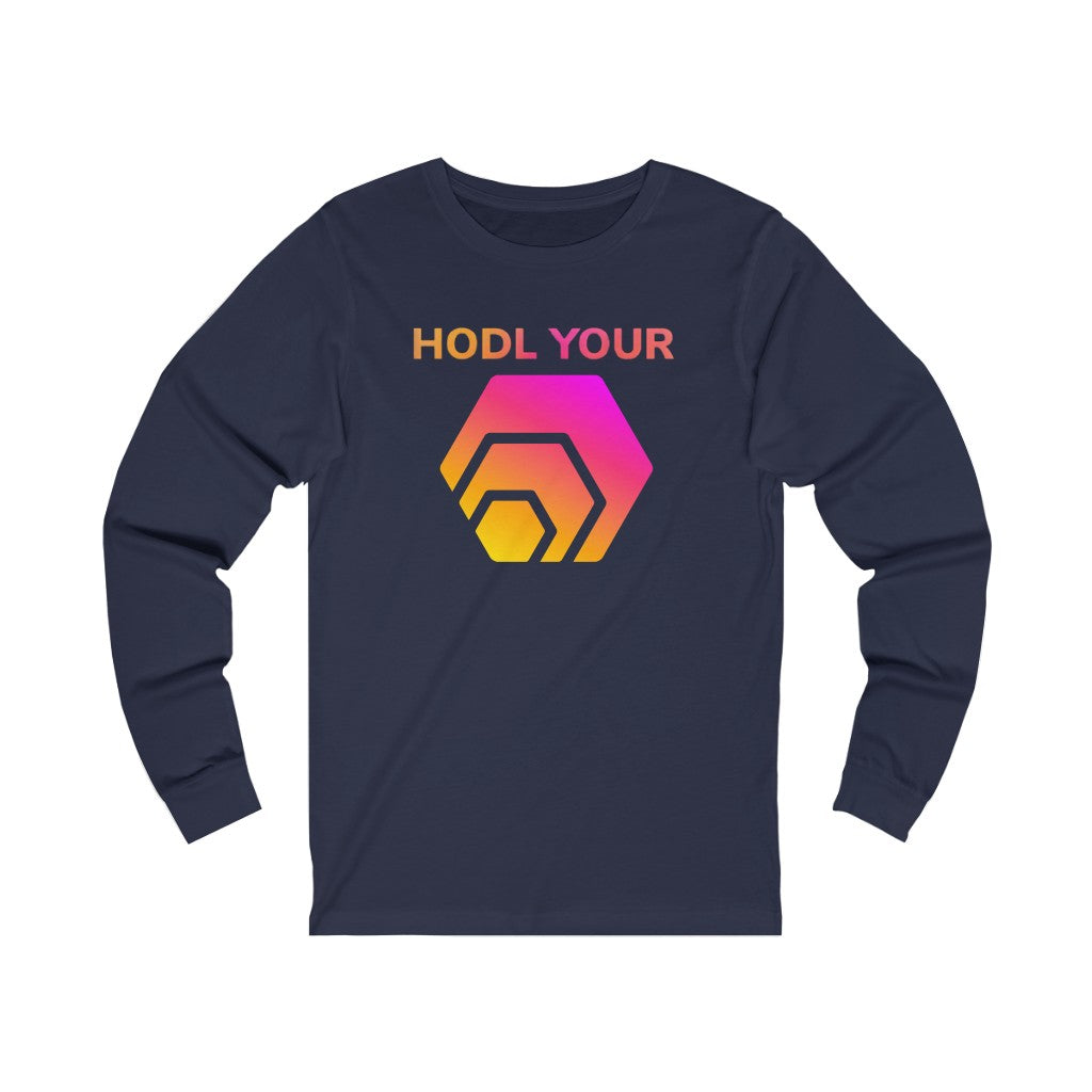 HODL Your HEX Unisex Jersey Long Sleeve Tee