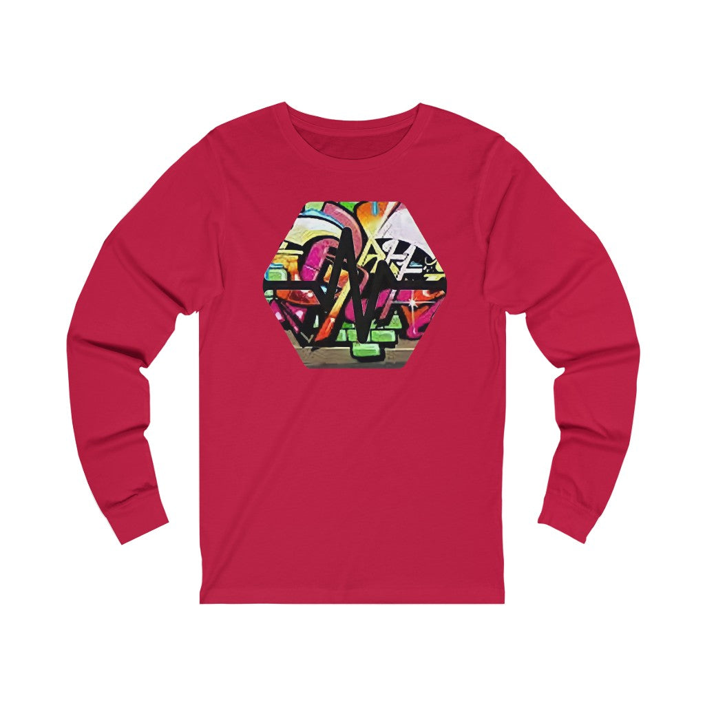 PulseChain Graffiti #4 Unisex Jersey Long Sleeve Tee