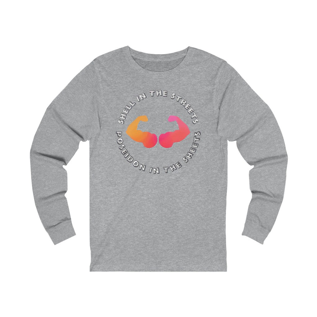 Poseidon In The Sheets HEX Unisex Jersey Long Sleeve Tee