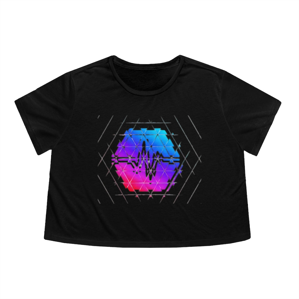 PulseChain Women's Flowy Cropped Tee