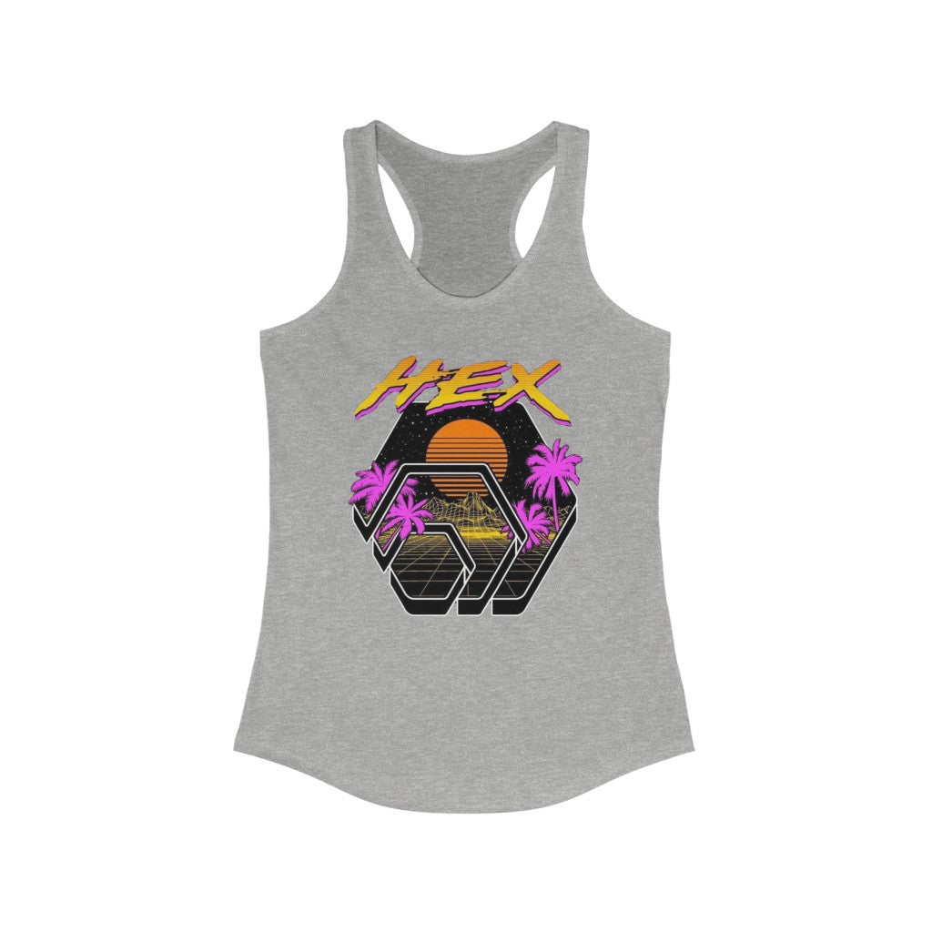 Tropical HEX Women's Ideal Racerback Tank