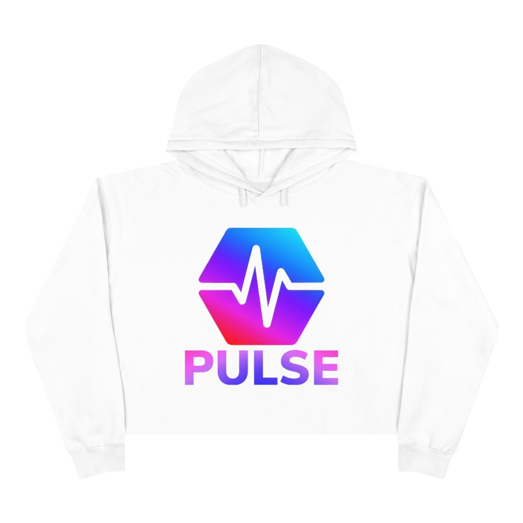 PulseChain Women's Crop Hoodie