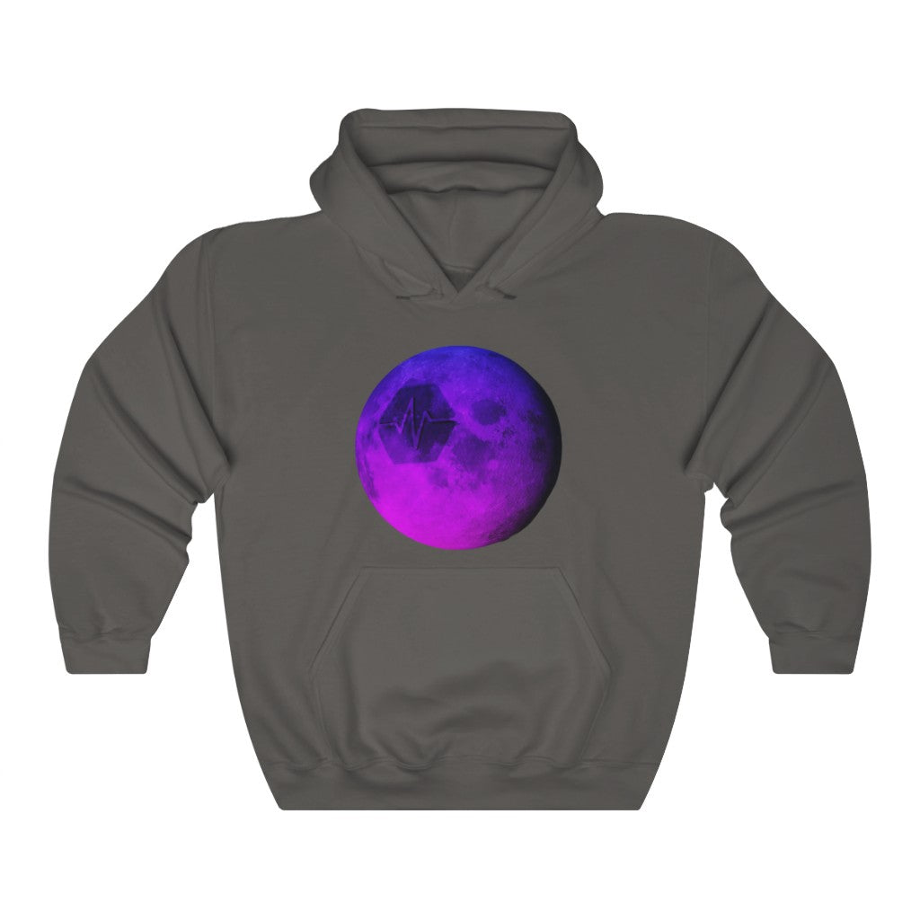 Pulse To The Moon Unisex Heavy Blend Hooded Sweatshirt