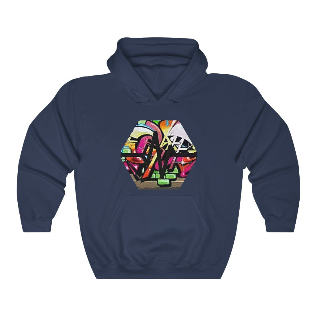 PulseChain Graffiti #4 Unisex Heavy Blend Hooded Sweatshirt