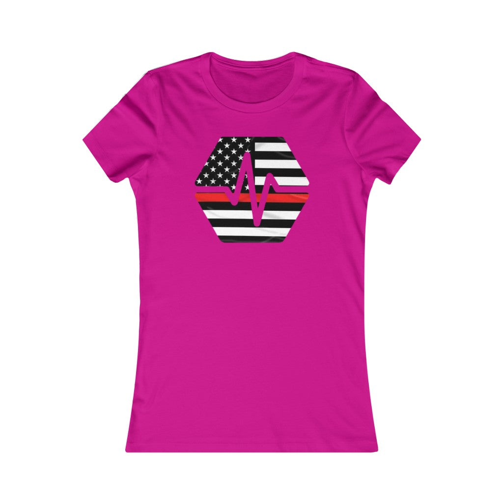 PulseChain Thin Red Line Women's Tee