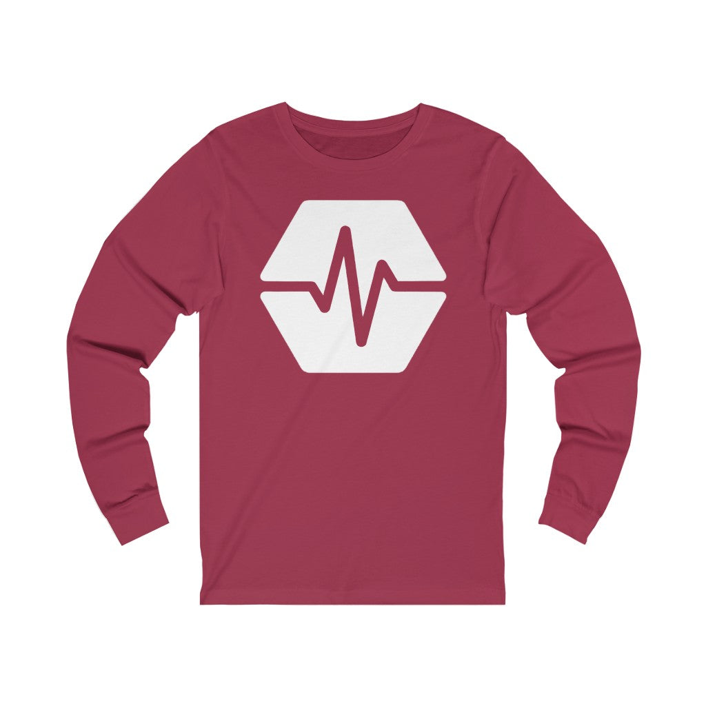 PulseChain Logo Unisex Jersey Long Sleeve Tee