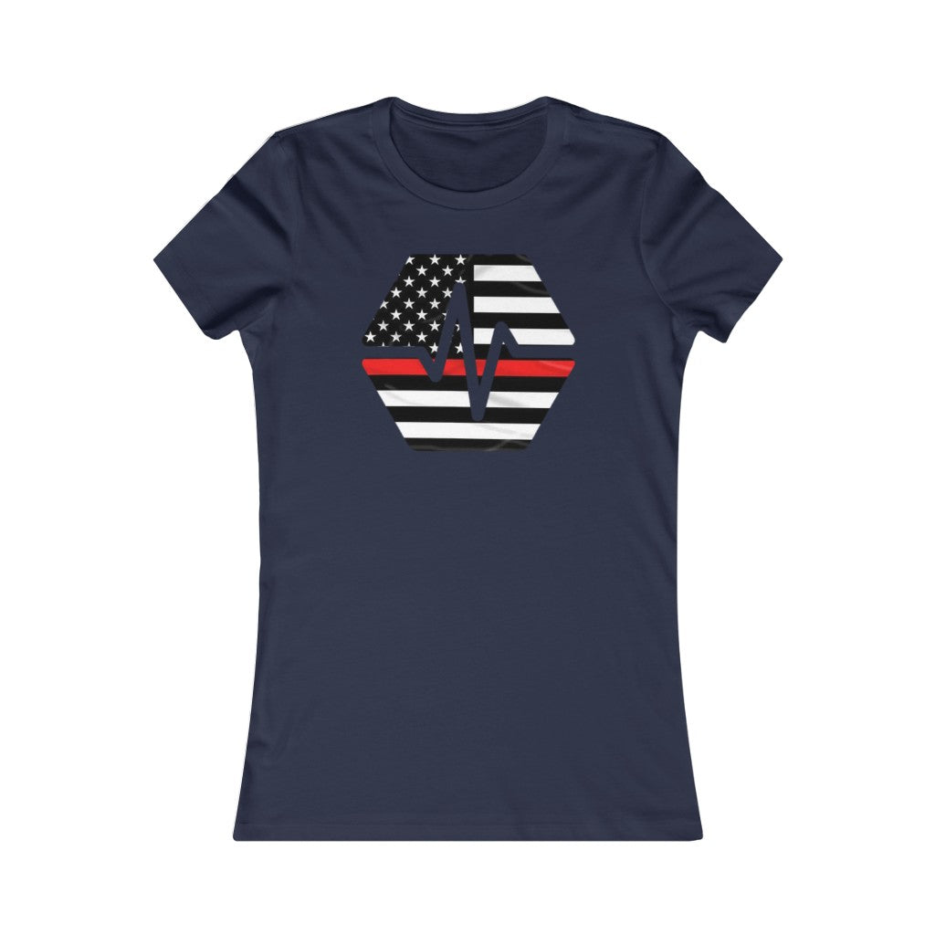 PulseChain Thin Red Line Women's Tee