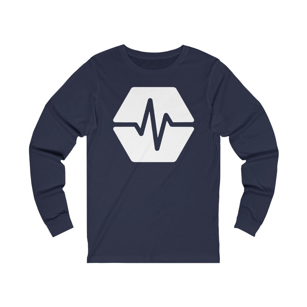 PulseChain Logo Unisex Jersey Long Sleeve Tee