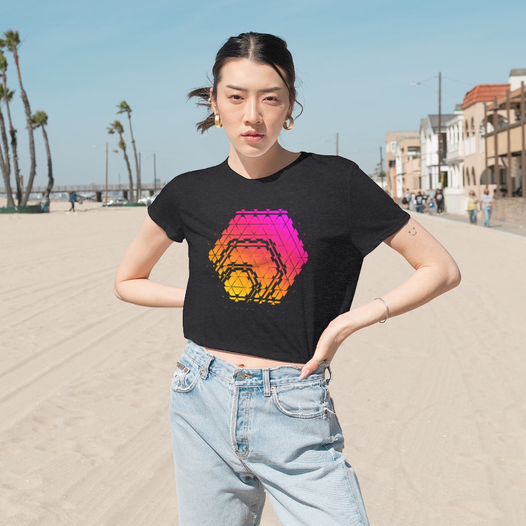 HEX Women's Flowy Cropped Tee
