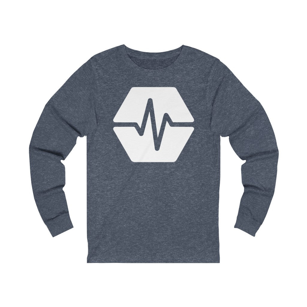 PulseChain Logo Unisex Jersey Long Sleeve Tee