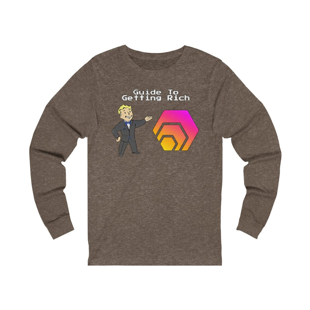Guide to Getting Rich HEX Unisex Jersey Long Sleeve Tee