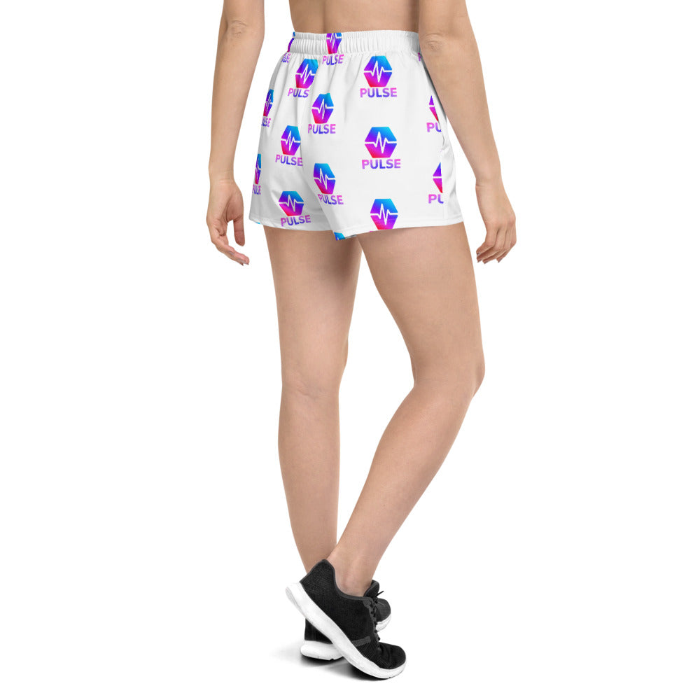 PulseChain Women's Athletic Short Shorts