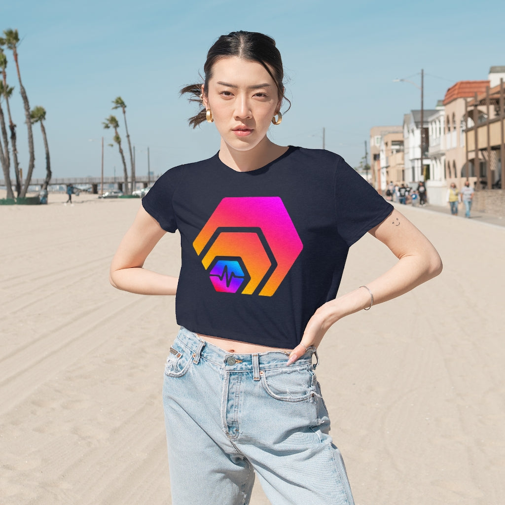 HEX/Pulse Women's Flowy Cropped Tee