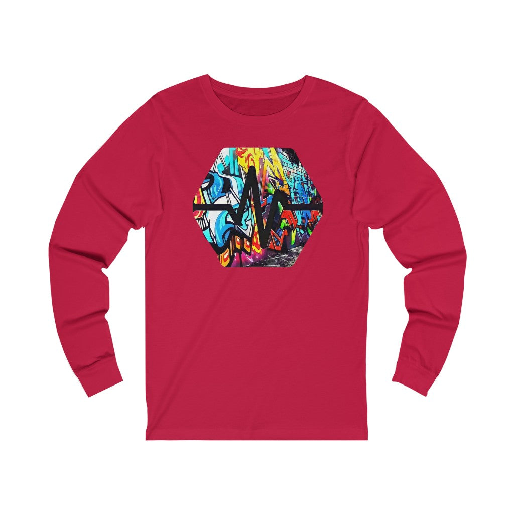 PulseChain Graffiti #5 Unisex Jersey Long Sleeve Tee
