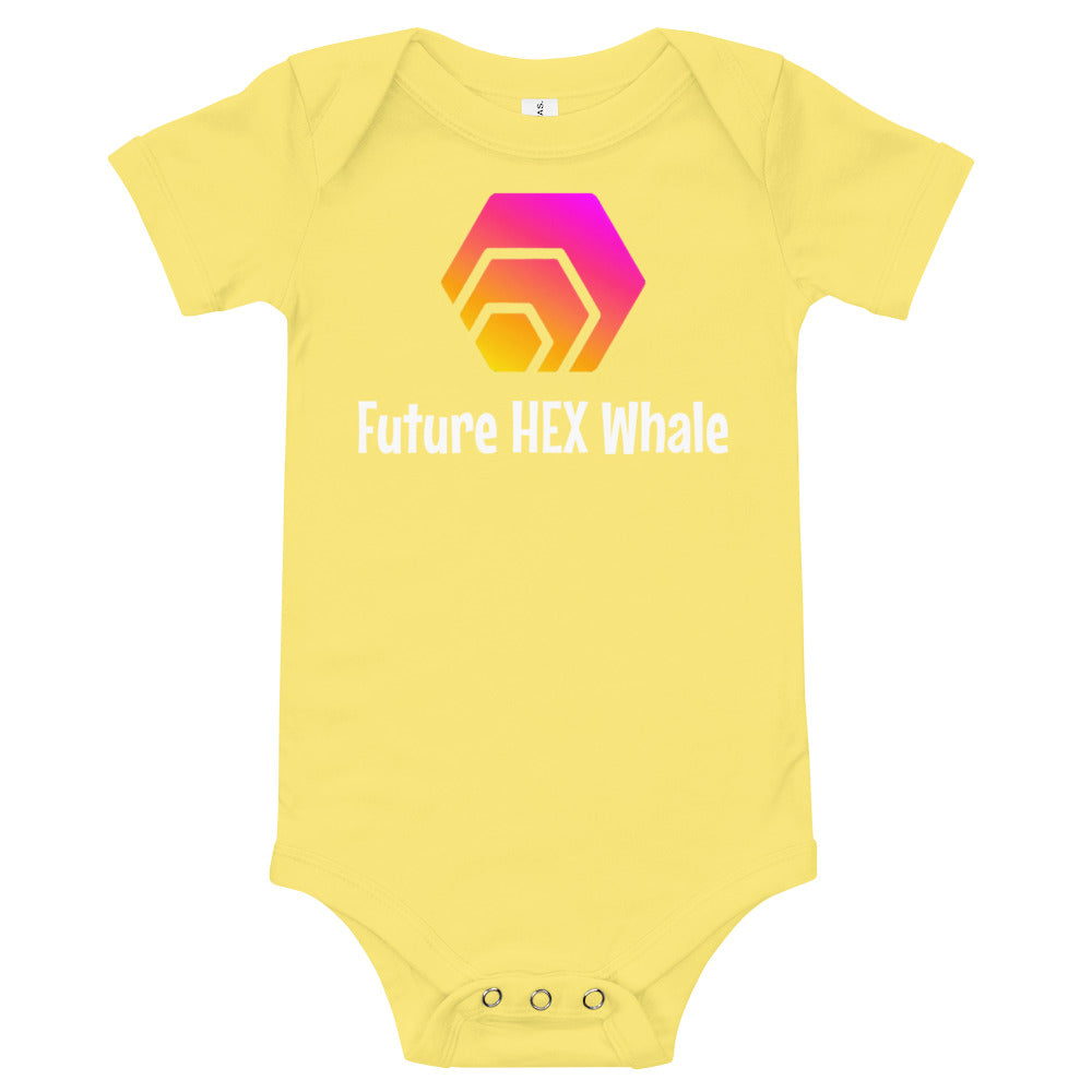 Future HEX Whale Baby short sleeve one piece