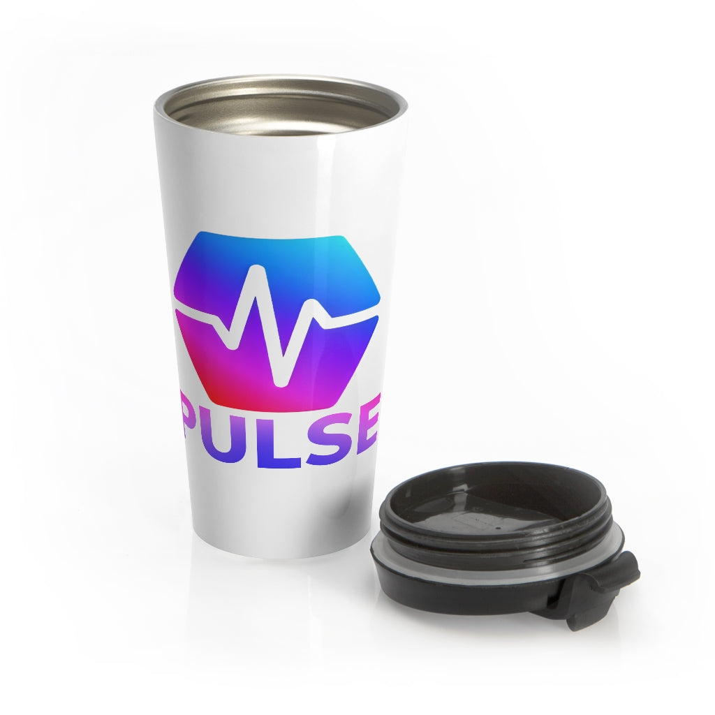 PulseChain Stainless Steel Travel Mug 15oz