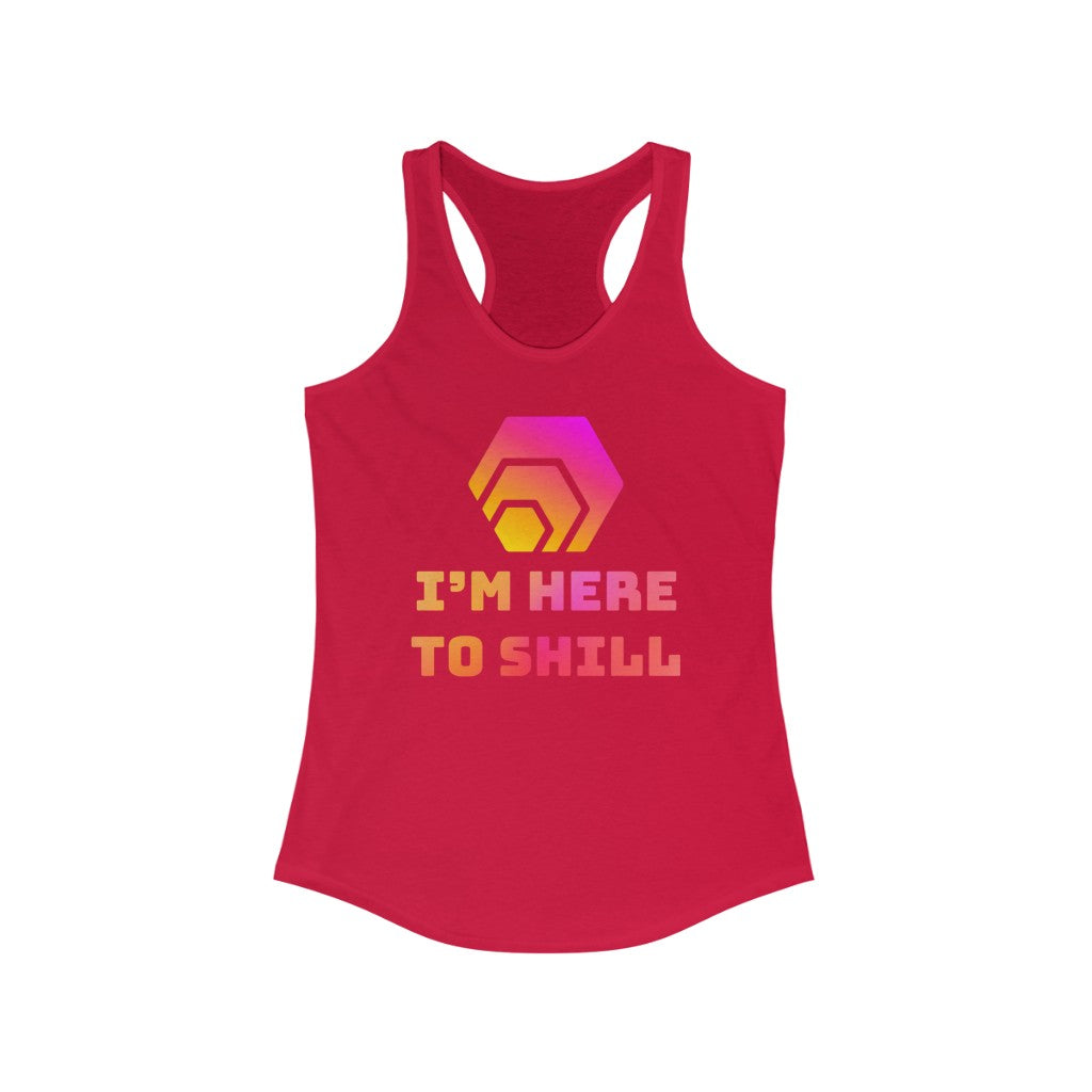 HEX I'm Here to Shill Women's Ideal Racerback Tank