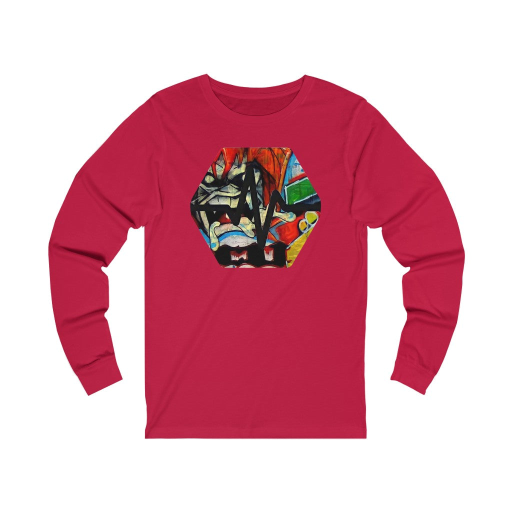 PulseChain Graffiti #2 Unisex Jersey Long Sleeve Tee