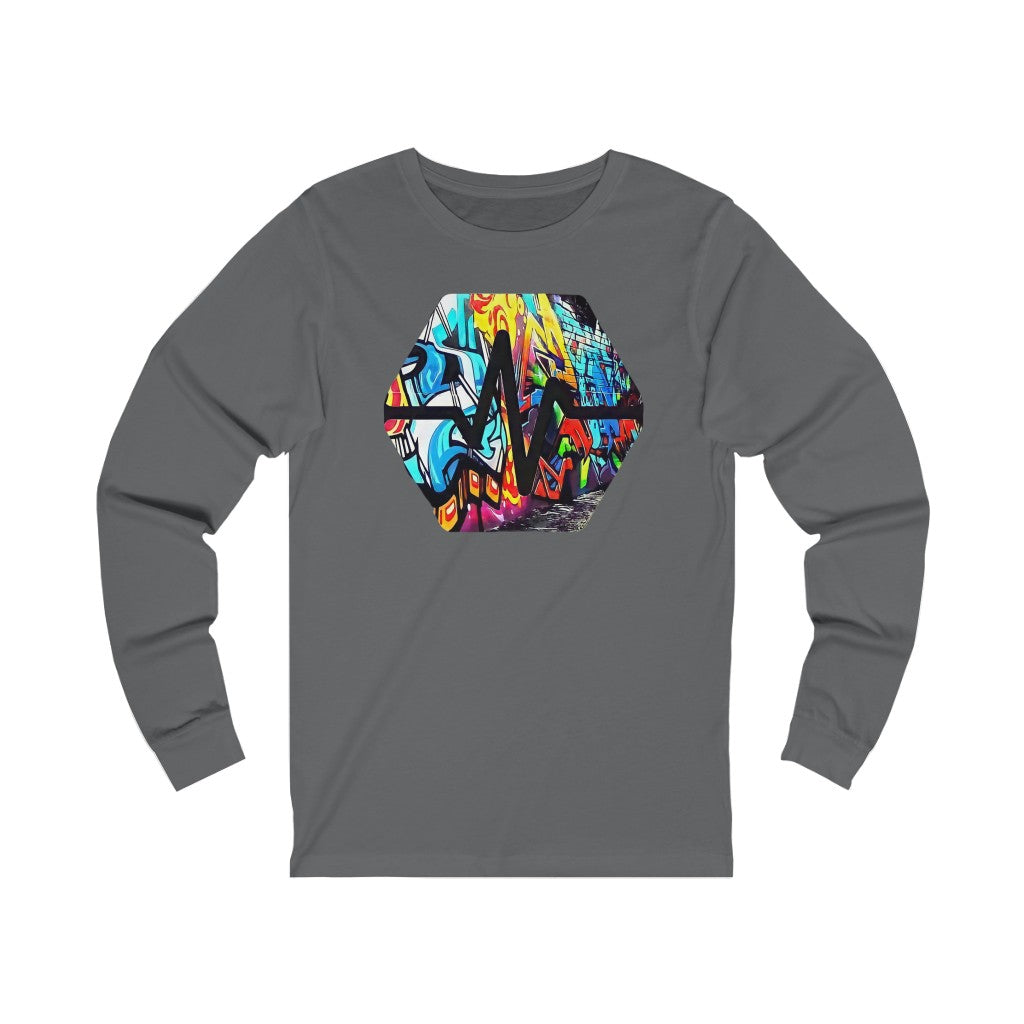 PulseChain Graffiti #5 Unisex Jersey Long Sleeve Tee