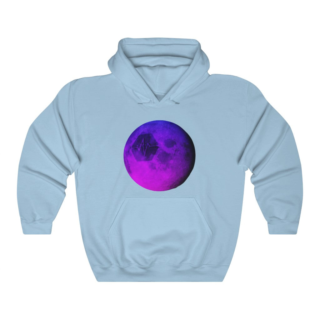 Pulse To The Moon Unisex Heavy Blend Hooded Sweatshirt