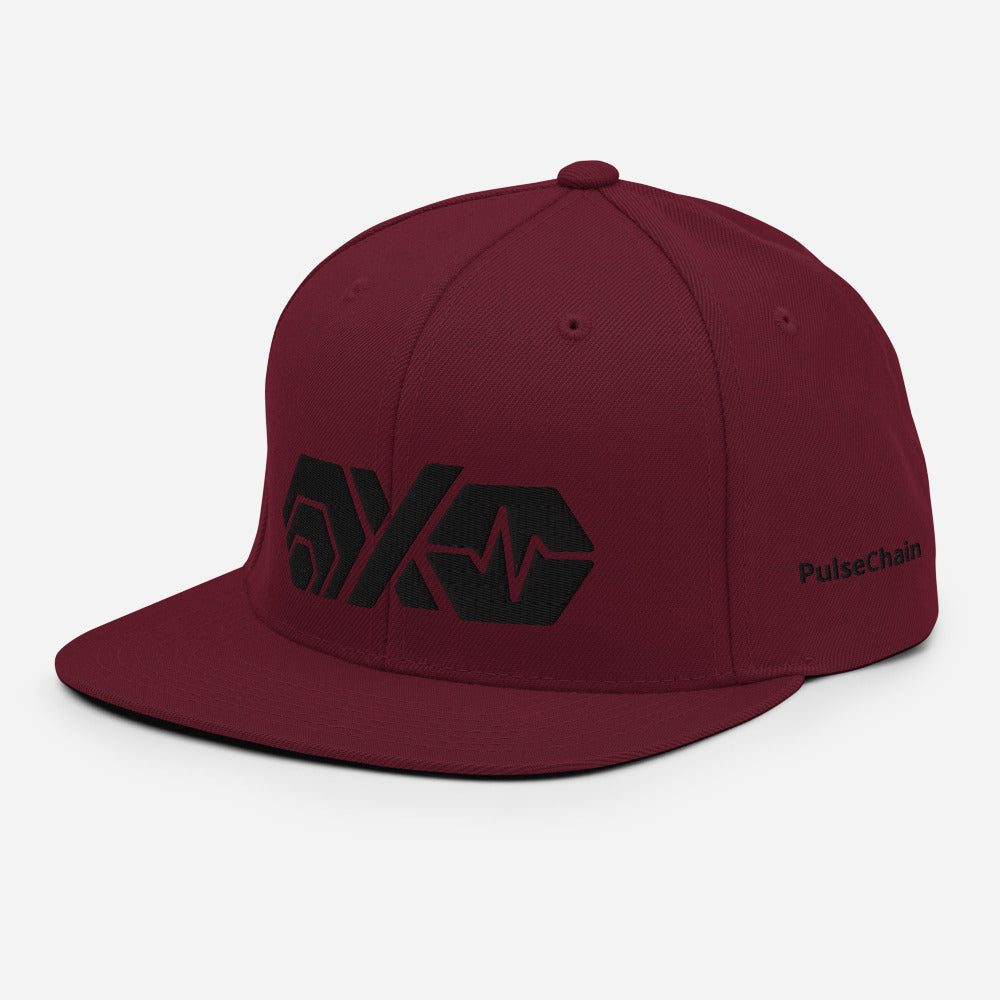 HEX PulseX PulseChain Snapback Hat