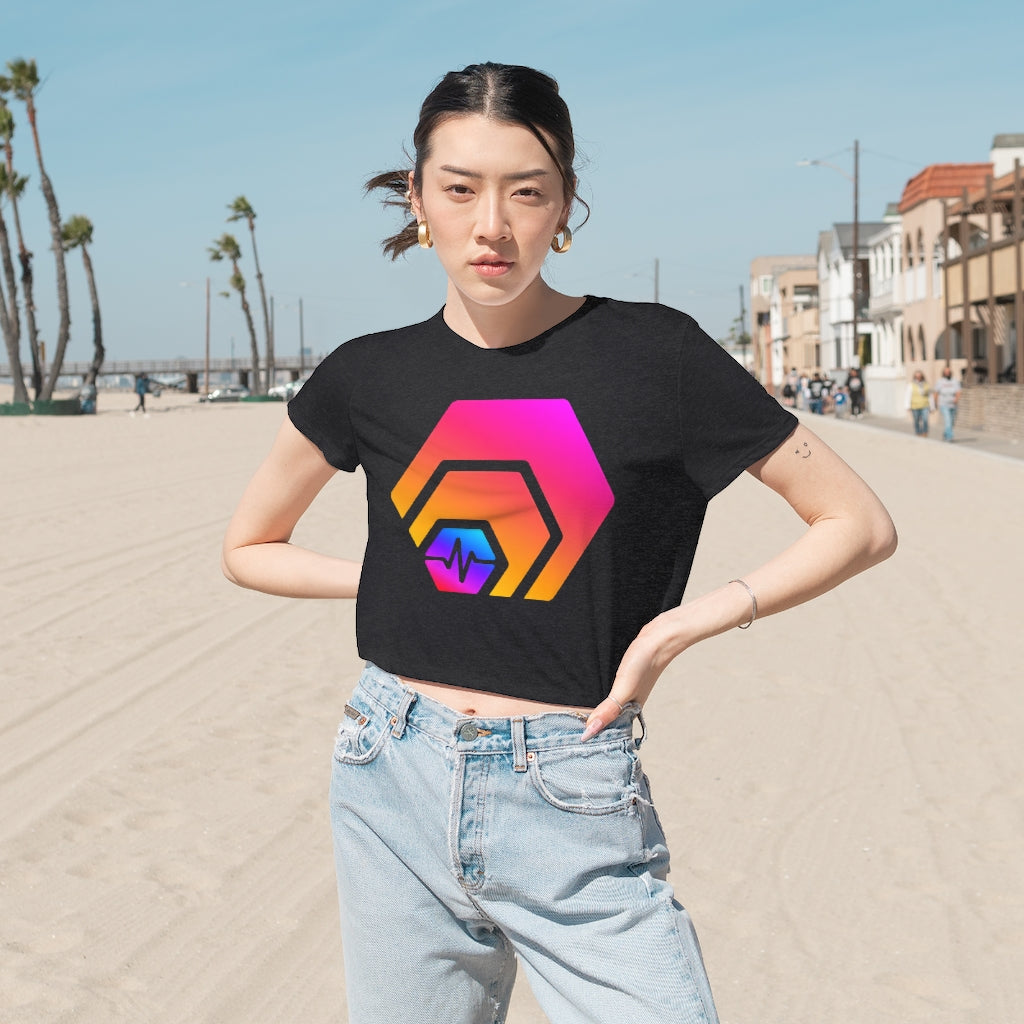 HEX/Pulse Women's Flowy Cropped Tee