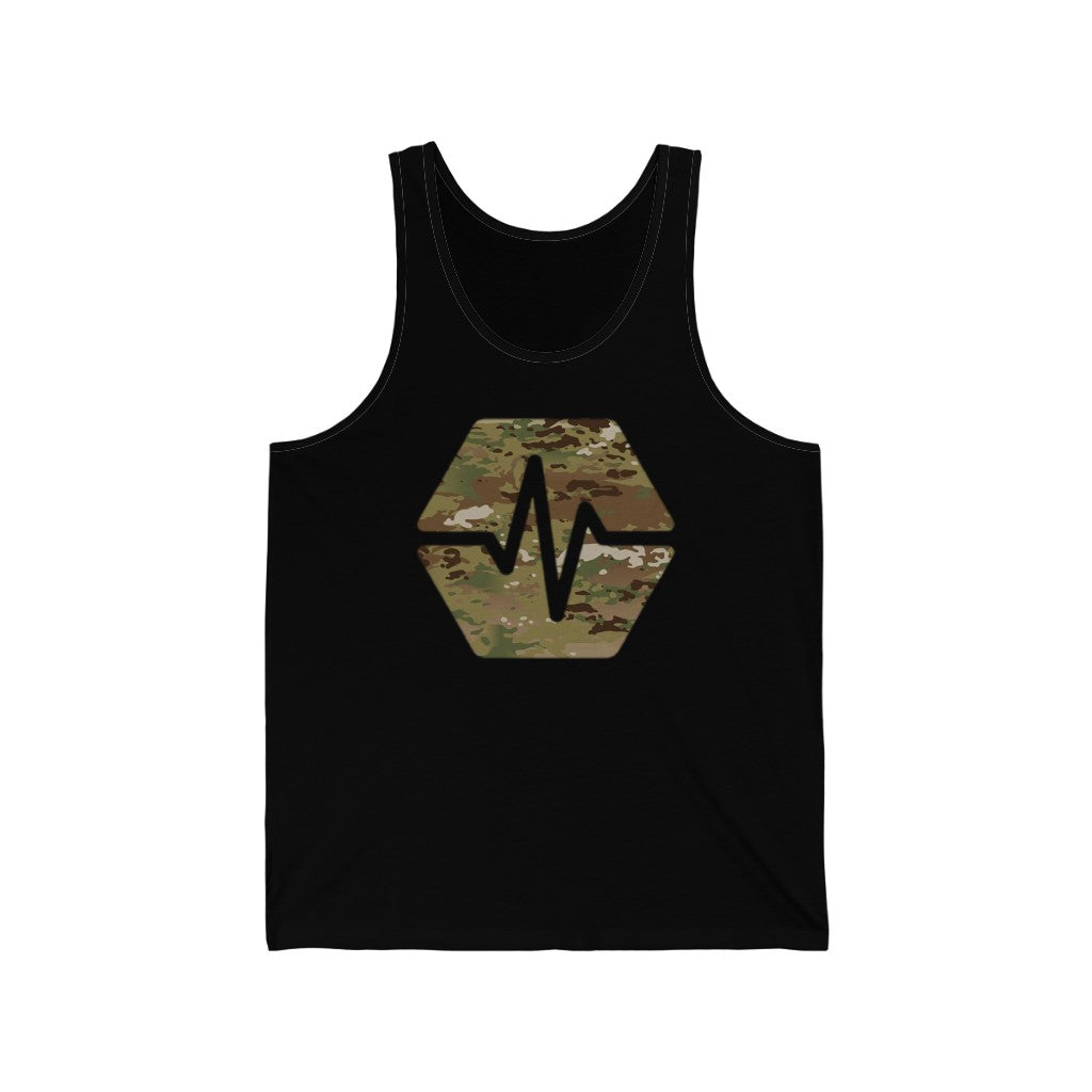PulseChain Army Camouflage Unisex Jersey Tank