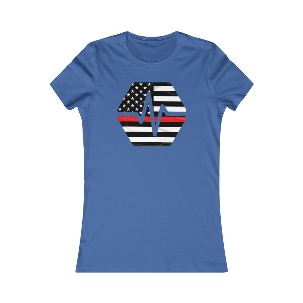 PulseChain Thin Red Line Women's Tee