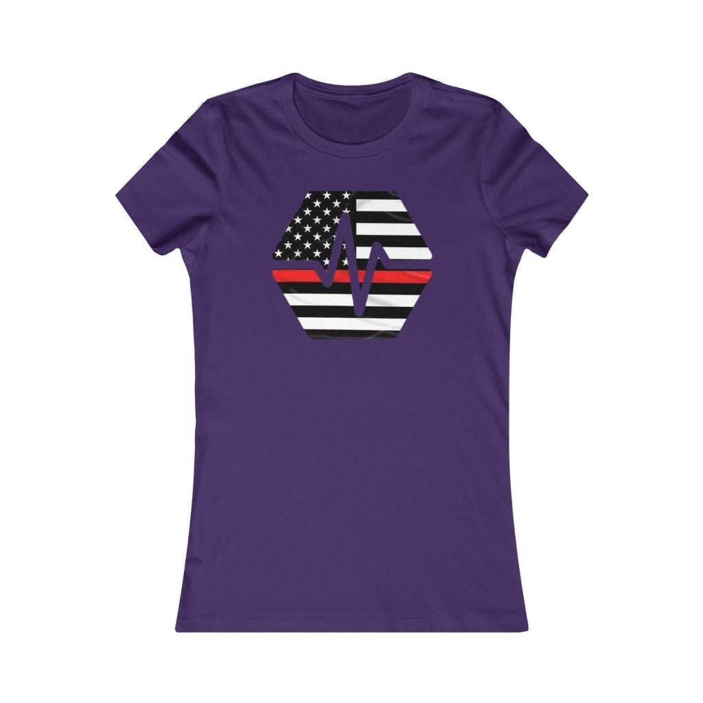 PulseChain Thin Red Line Women's Tee