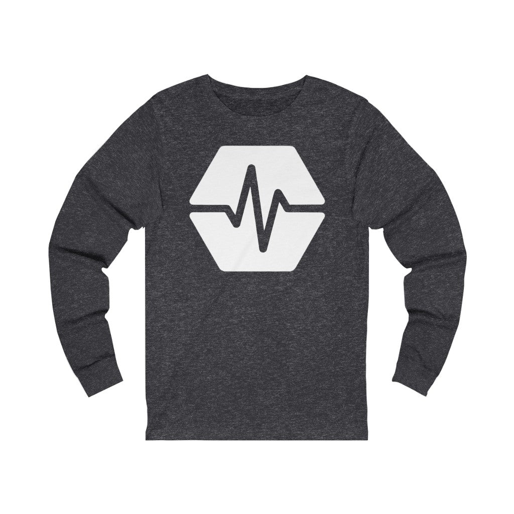 PulseChain Logo Unisex Jersey Long Sleeve Tee