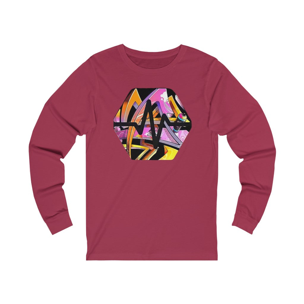 PulseChain Graffiti #6 Unisex Jersey Long Sleeve Tee