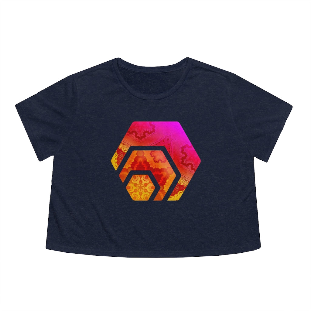 HEX Magic Carpet Ride Women's Flowy Cropped Tee