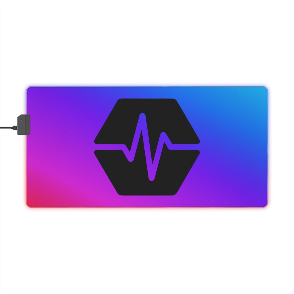 PulseChain LED Gaming Mouse Pad