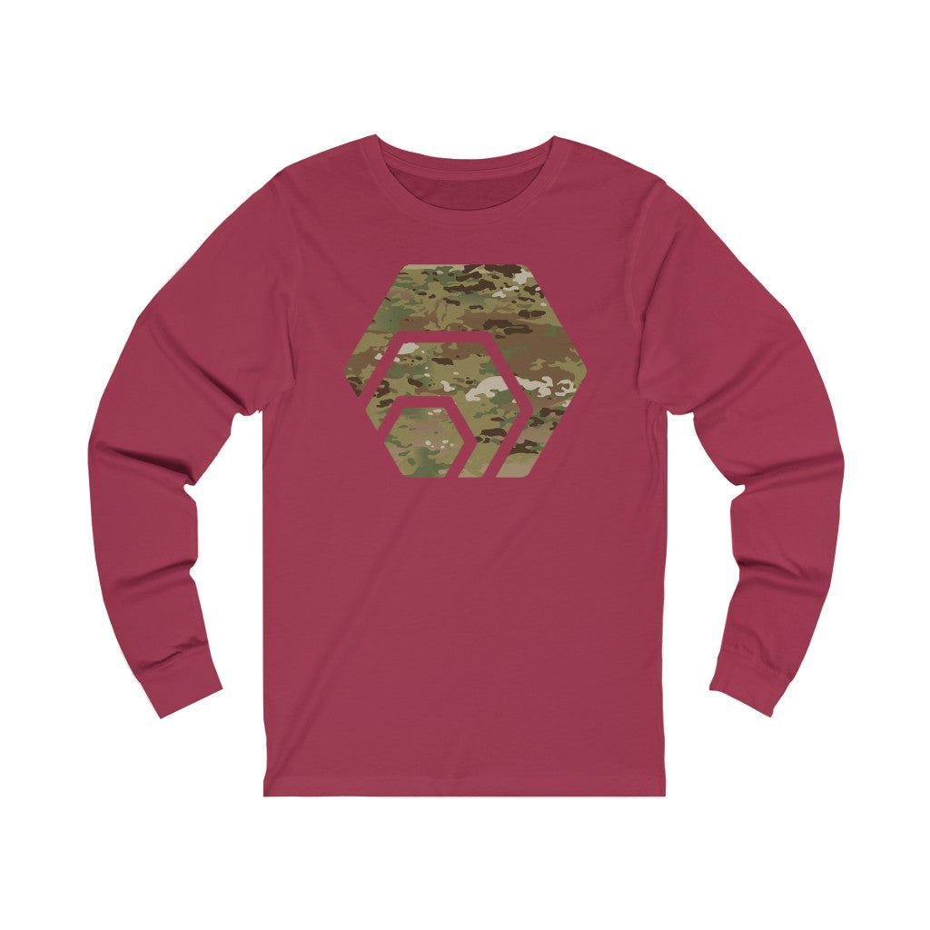 HEX Army Camouflage Unisex Jersey Long Sleeve Tee
