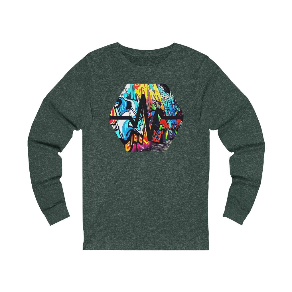 PulseChain Graffiti #5 Unisex Jersey Long Sleeve Tee