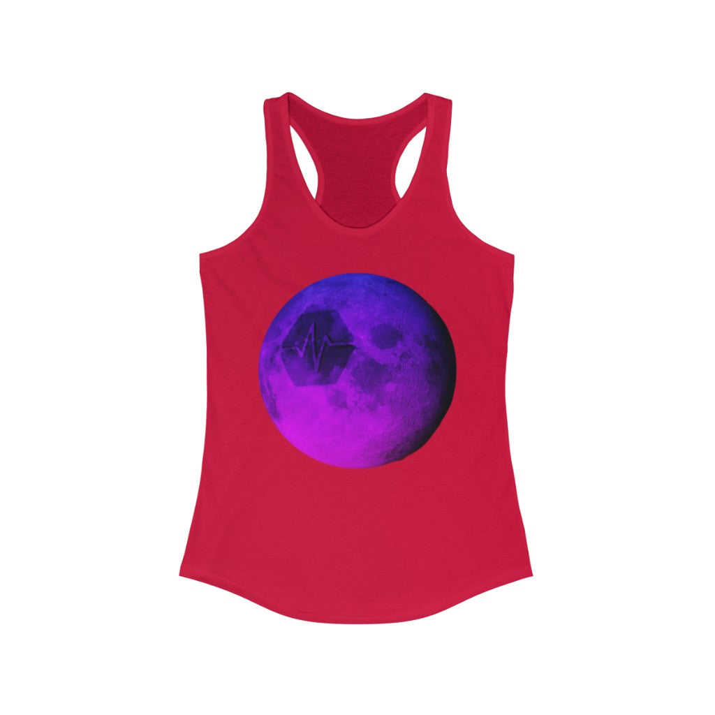 Pulse To The Moon Women's Ideal Racerback Tank