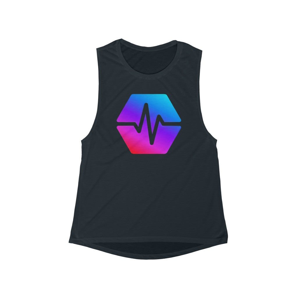 PulseChain Women's Flowy Scoop Muscle Tank