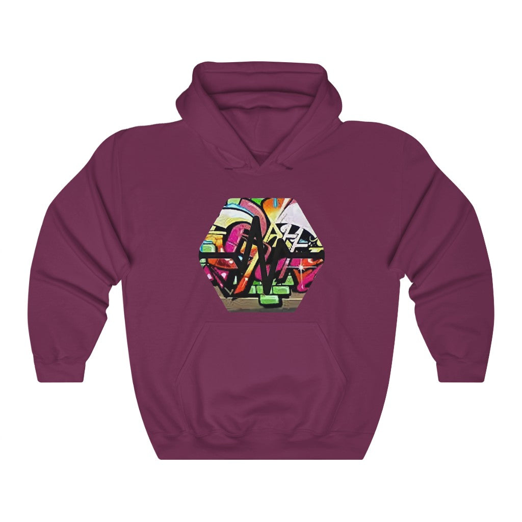 PulseChain Graffiti #4 Unisex Heavy Blend Hooded Sweatshirt