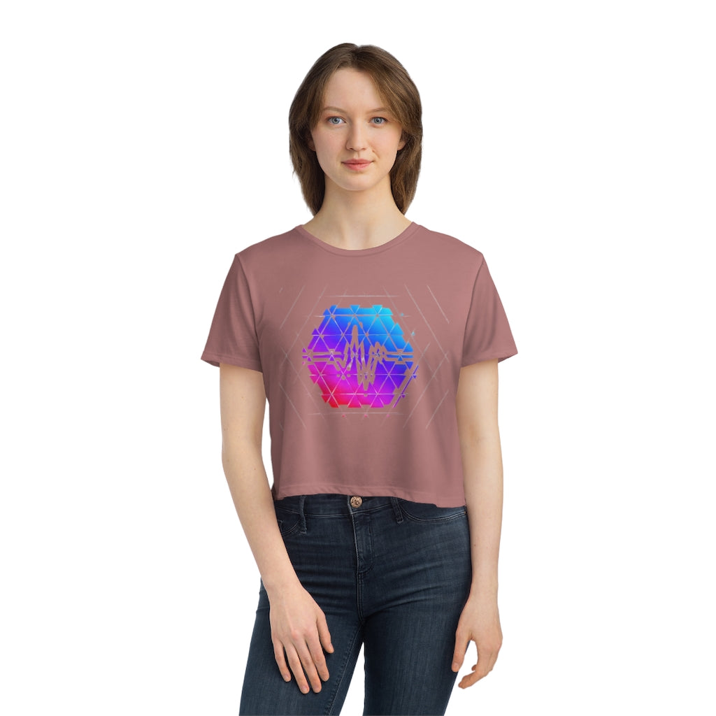 PulseChain Women's Flowy Cropped Tee