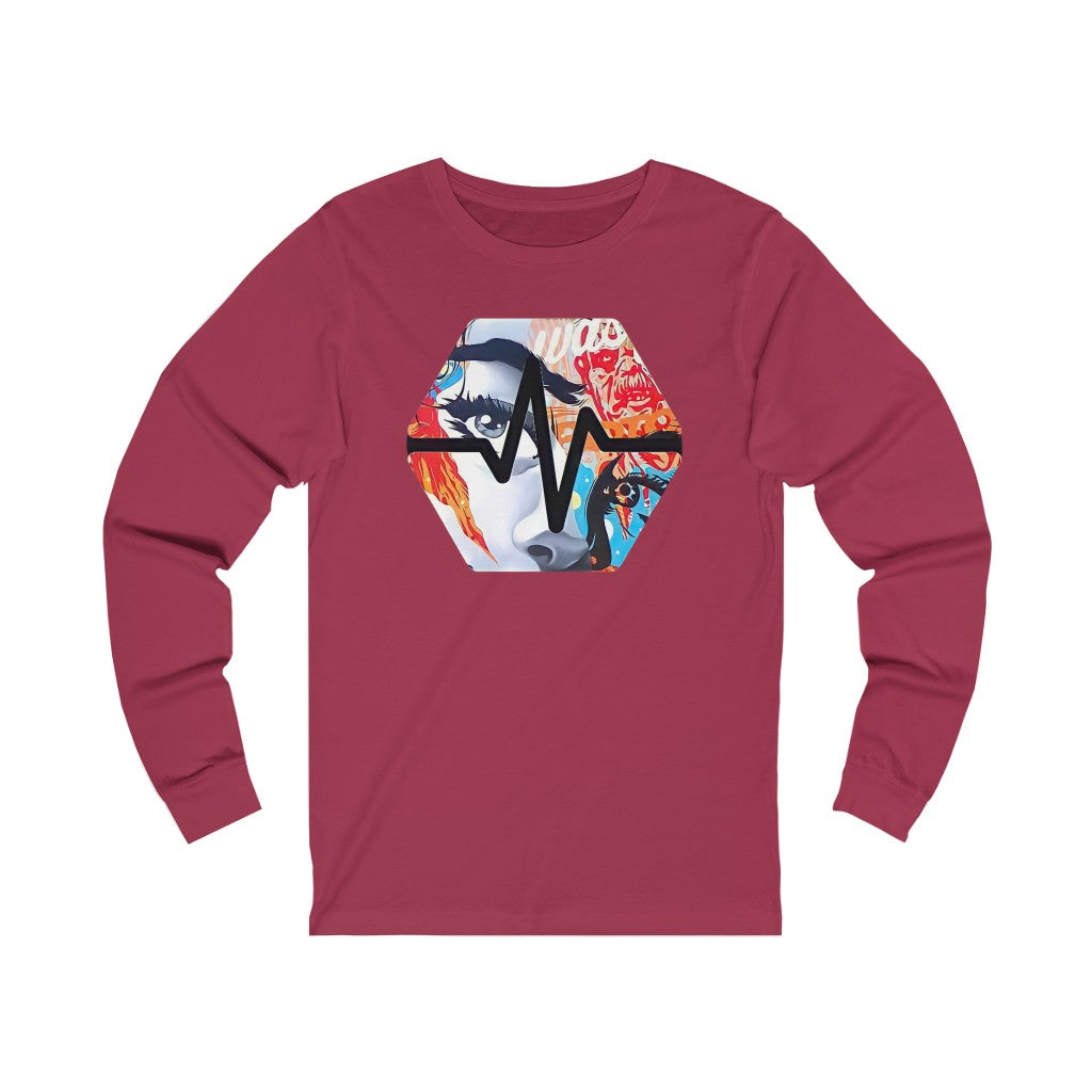 PulseChain Graffiti #3 Unisex Jersey Long Sleeve Tee