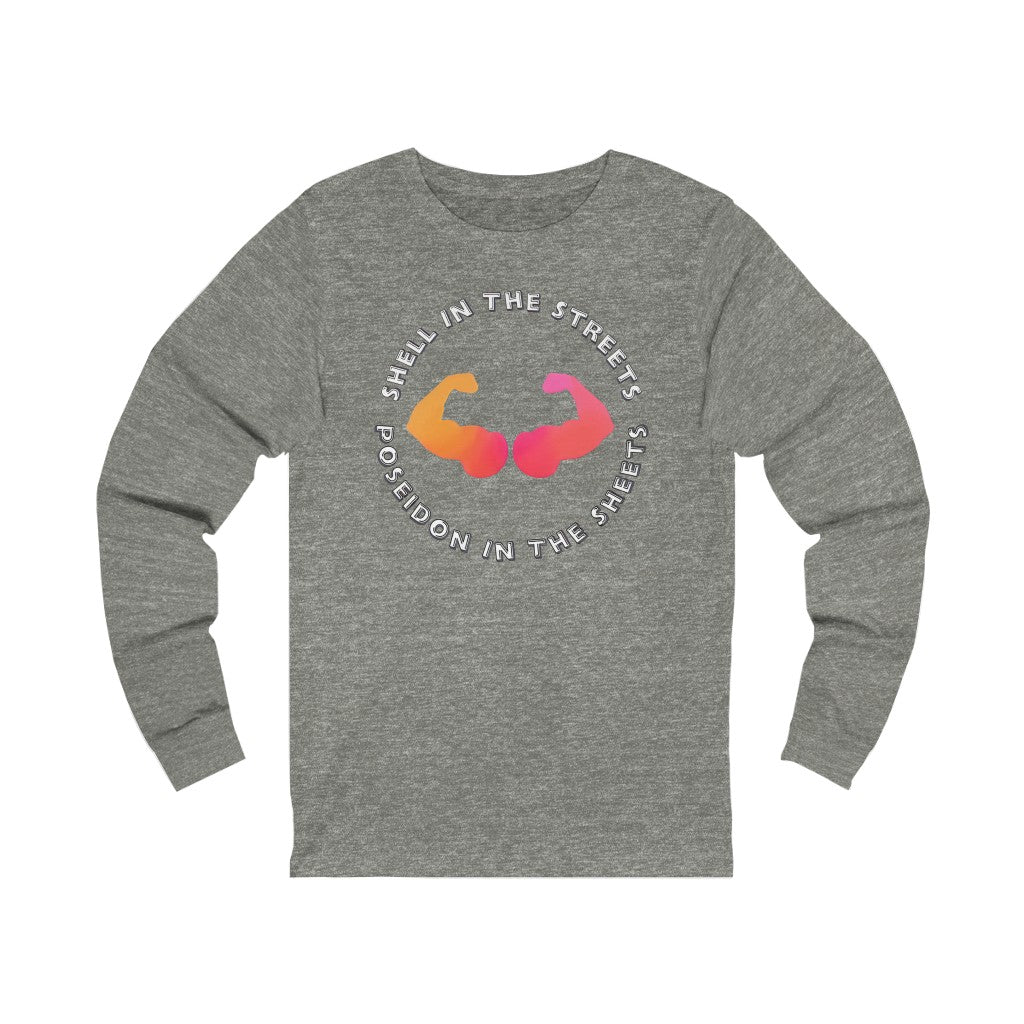 Poseidon In The Sheets HEX Unisex Jersey Long Sleeve Tee