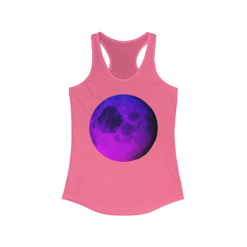 Pulse To The Moon Women's Ideal Racerback Tank