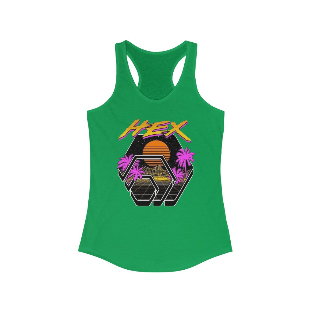 Tropical HEX Women's Ideal Racerback Tank