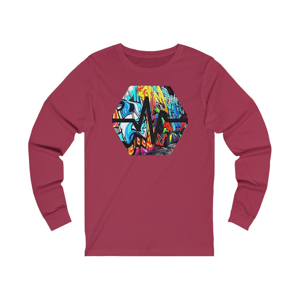 PulseChain Graffiti #5 Unisex Jersey Long Sleeve Tee