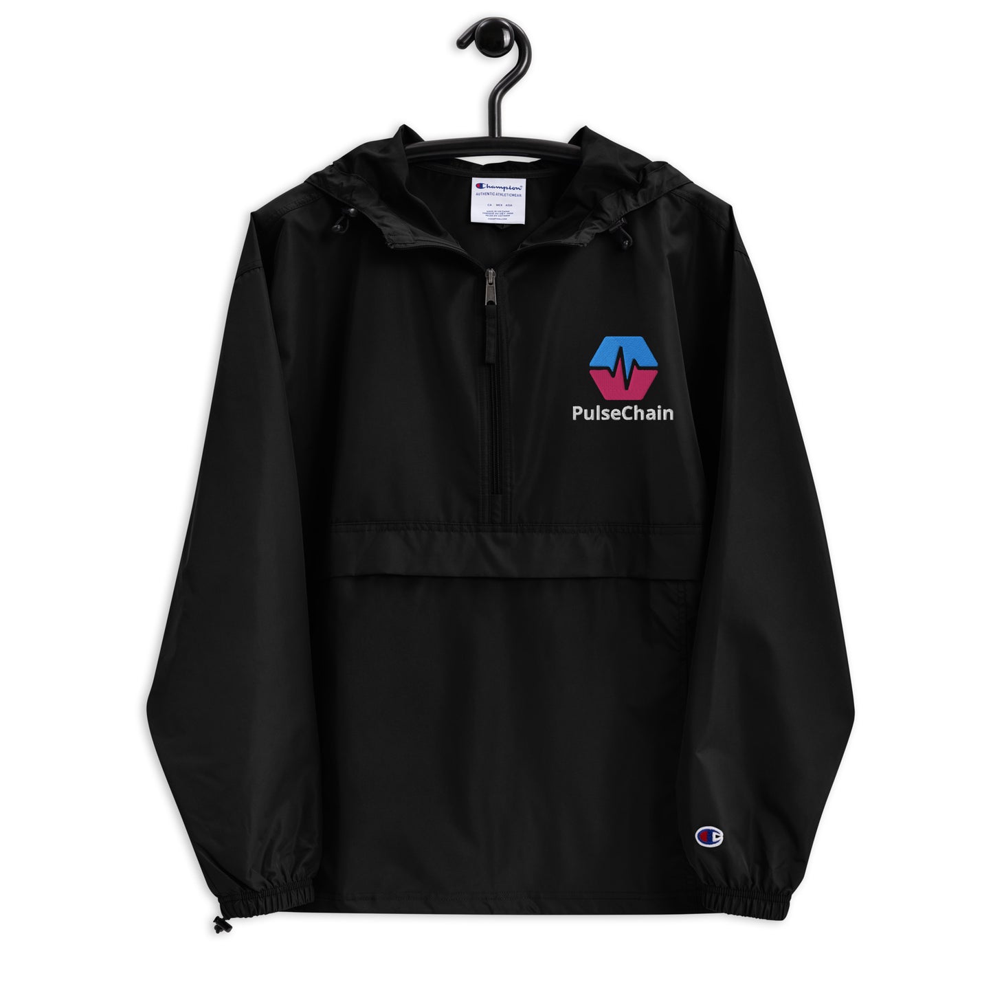 PulseChain Embroidered Packable Jacket